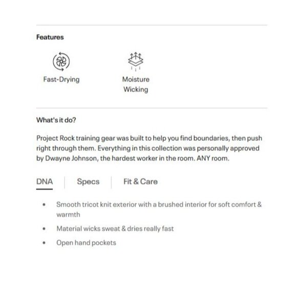 Under Armour Project Rock Knit Track Jacket Mens Size S Black Full Zip Loose - Picture 4 of 6